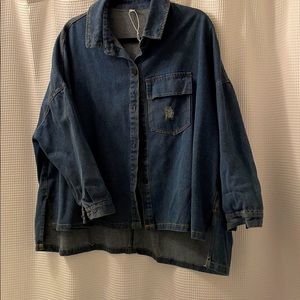 Swing denim jeans jacket